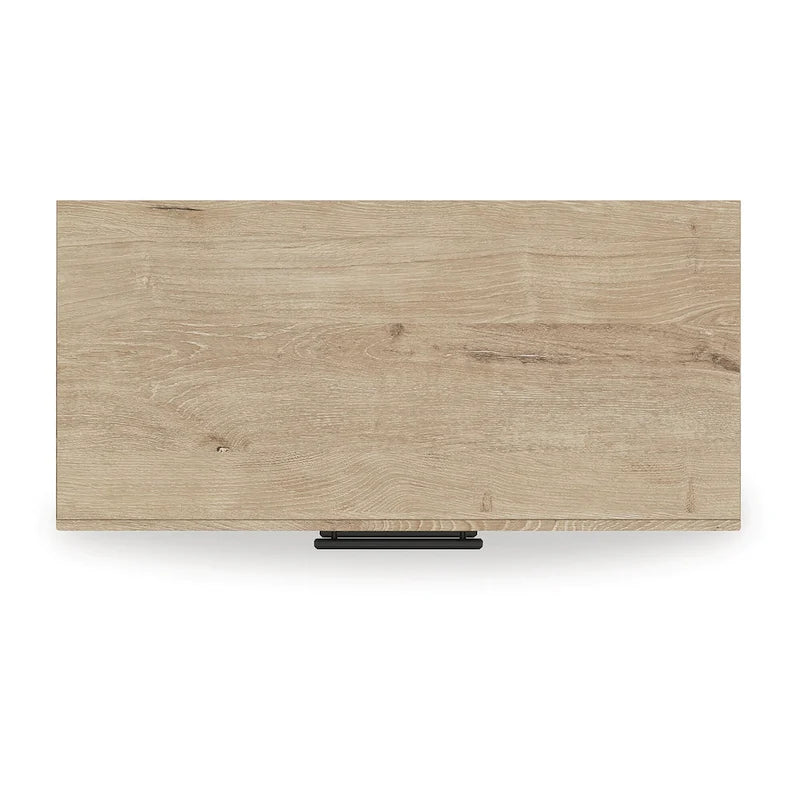 Cómoda de 5 cajones beige – Estilo rústico moderno, unidad individual