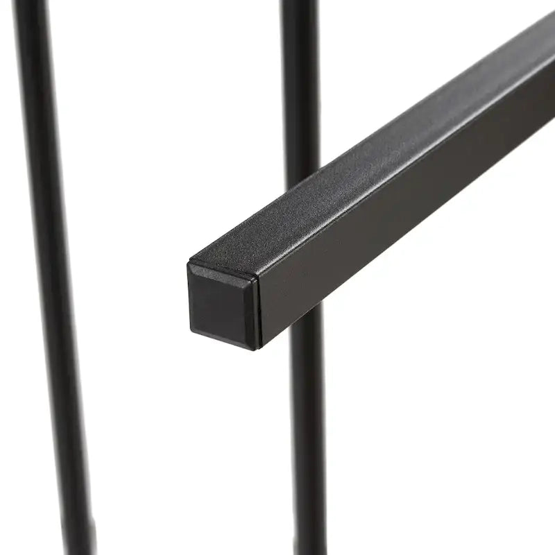 Cama de plataforma metálica tamaño King, marrón y negra, con luces LED, cabecero de madera y 2 cajones de almacenamiento