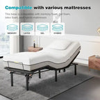 Base de cama ajustable King con inclinación motorizada