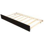 Cama doble de plataforma de pino blanco con nido y cabecero – para 1