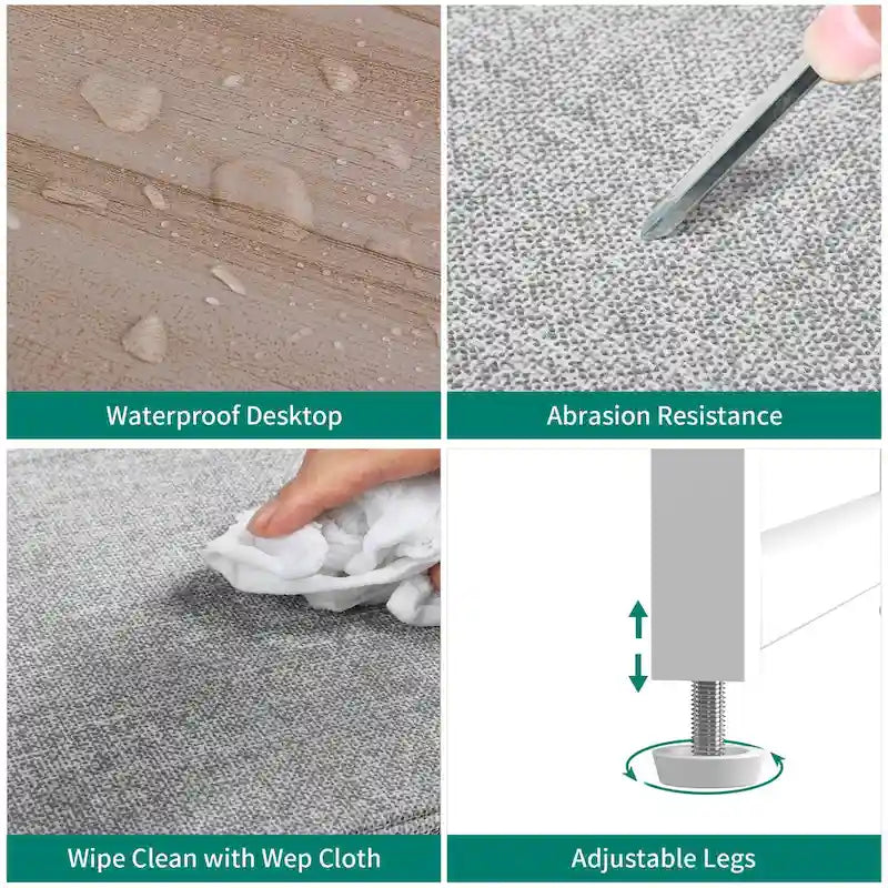 Cómoda de 7 cajones – Negro gris / Gris claro / Marrón / Rosa / Negro-madera / Gris-madera | Tela y acero | Para 1 persona