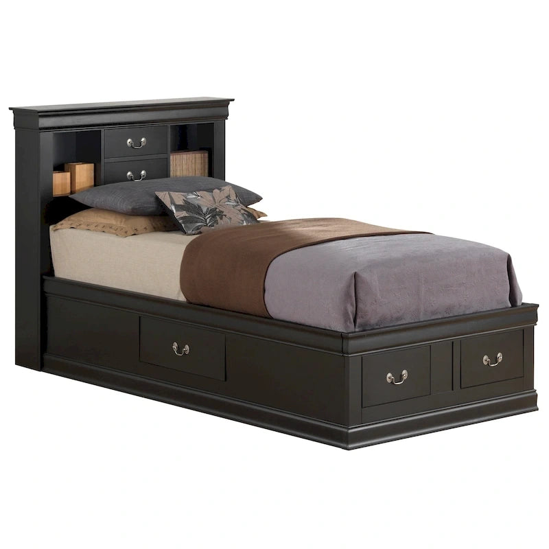 Cama Louis Phillipe Storage de Glory Furniture