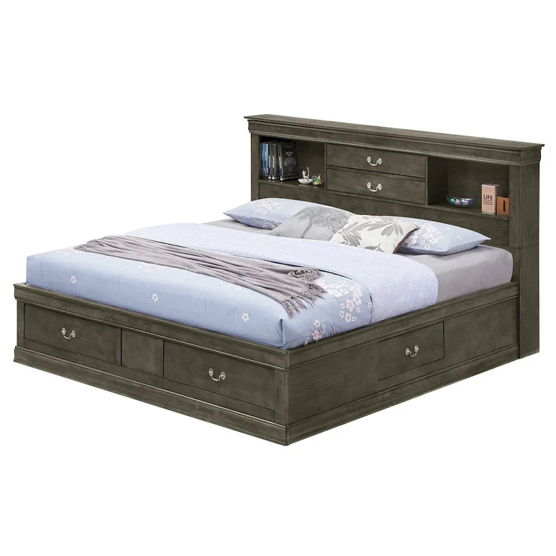 Cama Louis Phillipe Storage de Glory Furniture