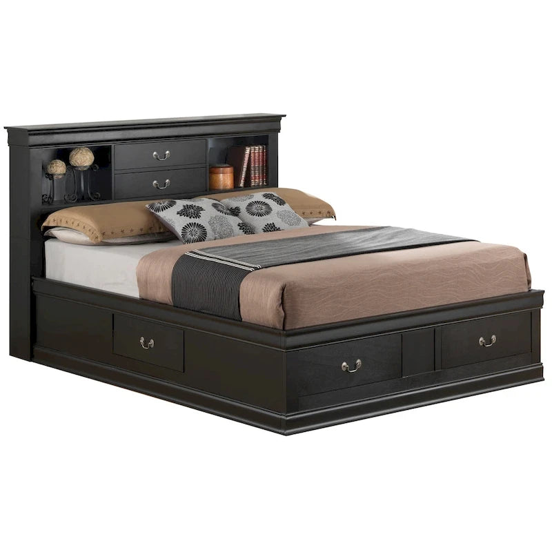 Cama Louis Phillipe Storage de Glory Furniture