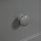 Cama de día individual de madera blanca / gris / espresso con cama nido – Capacidad para 2 personas