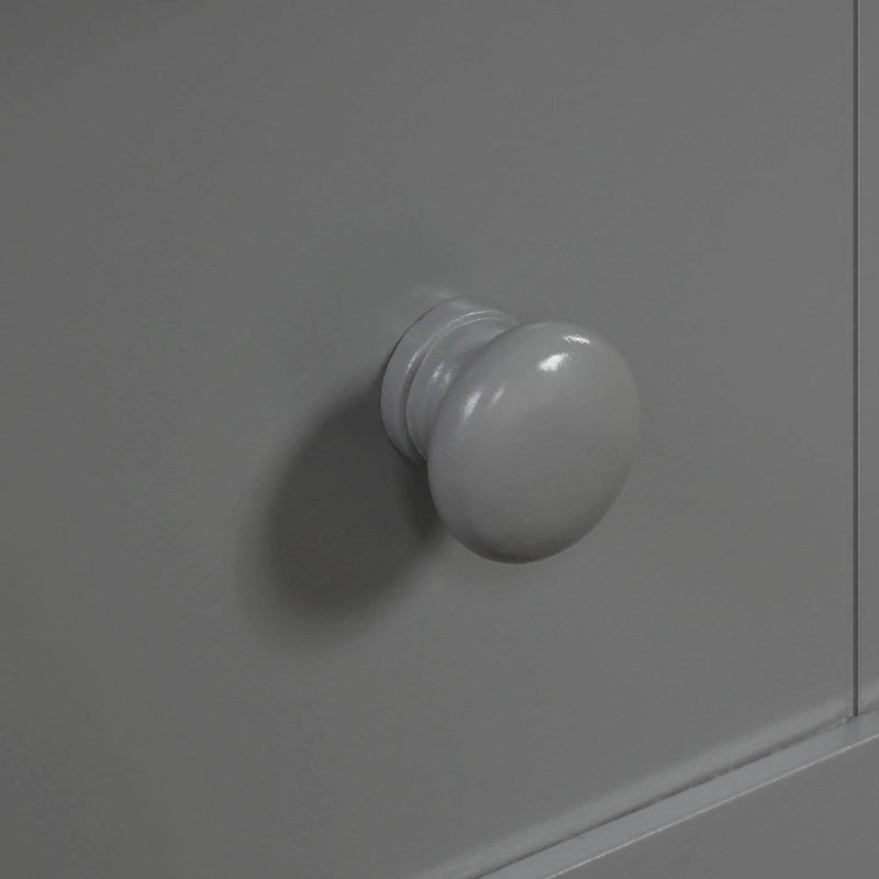 Cama de día individual de madera blanca / gris / espresso con cama nido – Capacidad para 2 personas