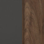 Olvyn 5-Drawer Chest, Natural Walnut and Charcoal