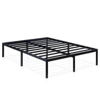 Base de cama de metal resistente de 16 pulgadas de alto tamaño King