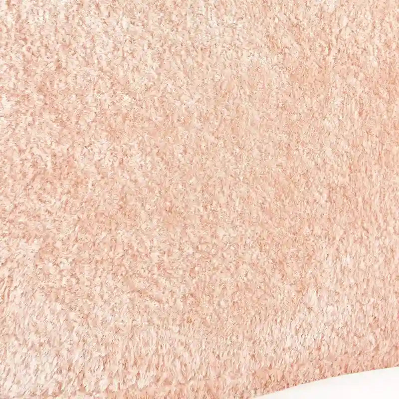 Cabecero arqueado de piel sintética blanco oso polar/cuarzo rosa melocotón con patas – Twin/Twin XL – 1 persona