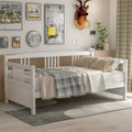 Sofá cama multifuncional de madera maciza: tamaño individual, con almacenamiento