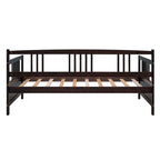 Sofá cama multifuncional de madera maciza: tamaño individual, con almacenamiento