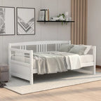 Sofá cama multifuncional de madera maciza: tamaño individual, con almacenamiento