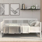 Sofá cama multifuncional de madera maciza: tamaño individual, con almacenamiento