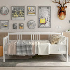 Sofá cama multifuncional de madera maciza: tamaño individual, con almacenamiento