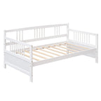 Sofá cama multifuncional de madera maciza: tamaño individual, con almacenamiento