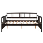 Sofá cama multifuncional de madera maciza: tamaño individual, con almacenamiento