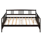 Sofá cama multifuncional de madera maciza: tamaño individual, con almacenamiento