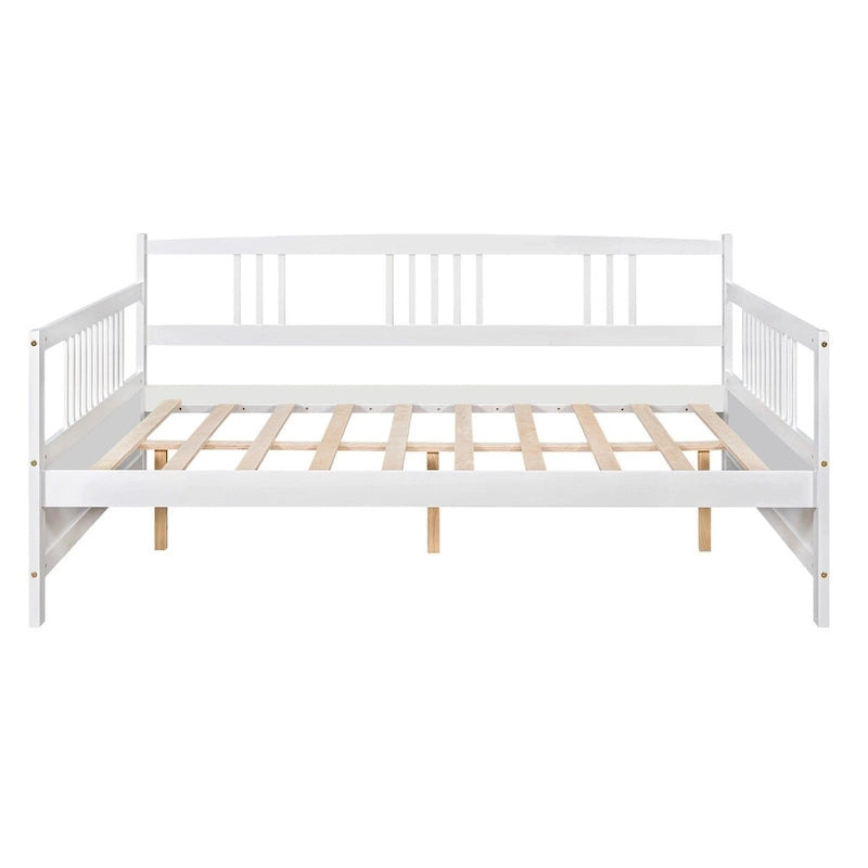 Sofá cama multifuncional de madera maciza: tamaño individual, con almacenamiento