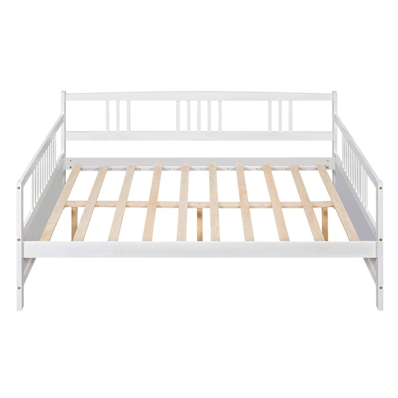 Sofá cama multifuncional de madera maciza: tamaño individual, con almacenamiento