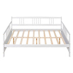 Sofá cama multifuncional de madera maciza: tamaño individual, con almacenamiento