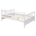 Sofá cama multifuncional de madera maciza: tamaño individual, con almacenamiento