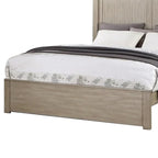 Cama Queen Cerezo / Marrón Claro – Cabecero de 2 paneles, estructura de madera, capacidad para 1 o 2 personas
