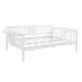 Estructura de diván de tamaño completo | Blanco / Espresso / Gris | Sofá y cama | Capacidad para 1