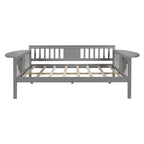 Estructura de diván de tamaño completo | Blanco / Espresso / Gris | Sofá y cama | Capacidad para 1