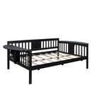 Estructura de diván de tamaño completo | Blanco / Espresso / Gris | Sofá y cama | Capacidad para 1