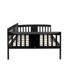 Estructura de diván de tamaño completo | Blanco / Espresso / Gris | Sofá y cama | Capacidad para 1